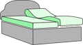 Dual bed icon