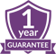 1 Year Guarantee - <p>Includes motors, mechanisms and base.</p>