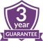3 Year Guarantee - <p>Includes motors, mechanisms and base.</p>