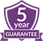 5 Year Guarantee - <p>Includes motors, mechanisms and base.</p>