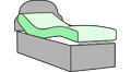 Single bed icon