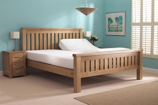 Ashby Dual Oak Adjustable Bed