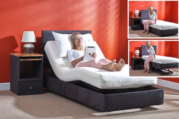 Low electric adjustable bed Main Pic