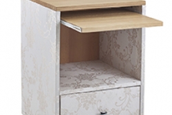 Oak Top Slide Out Bedside