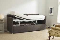 Ottoman electric adjustable bed Adjusted