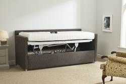 Ottoman electric adjustable bed Adjusted Raised