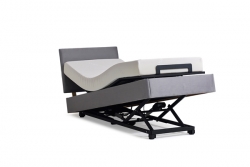 Electric adjustable low bed with trendellenberg