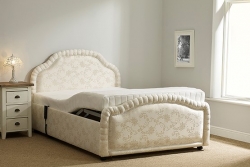 Buckingham double adjustable bed with head and footboard
