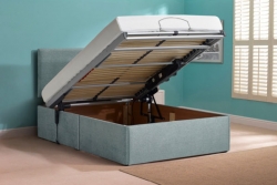 Ottaman adjustable electric bed raised fully