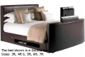 Oxford Double Flat TV Bed