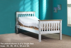 White Huntley Adjustable Bed