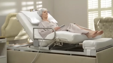 Turning, Tilting & Height Adjustable Bed - YouTube thumbnail