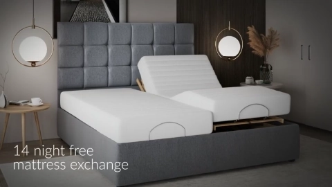 This Dual Adjustable Bed Is Made for Couples - YouTube thumbnail